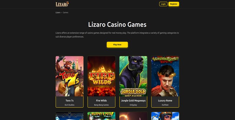 Lizaro casino in United Kigdom